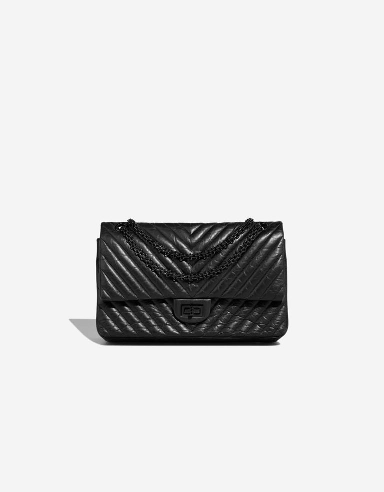 Chanel 2.55 Reissue 226 Aged Calf Black Front | Sell your designer bag