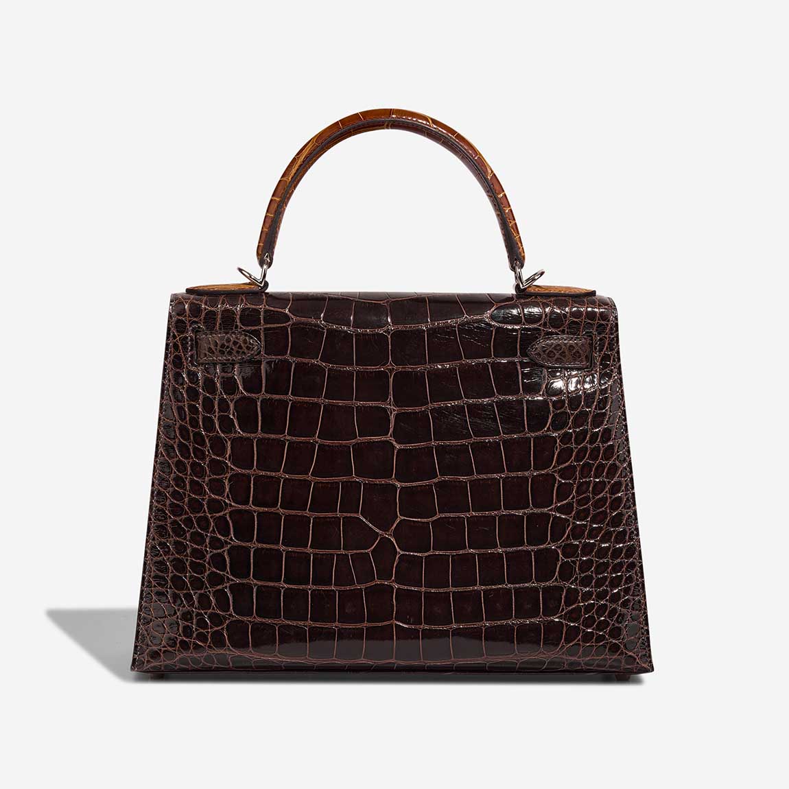 Hermès Kelly 28 Alligator Mississippi Macassar / Ébène / Miel / Rose Extrême | Sell your designer bag