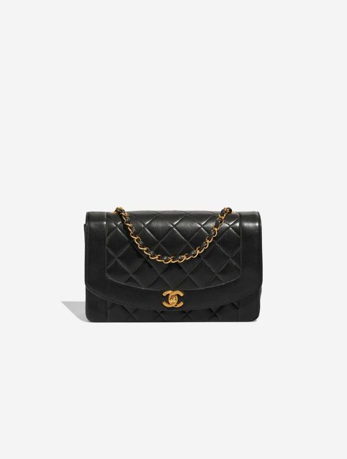 Chanel Diana Medium Lamb Black Front | Sell your designer bag