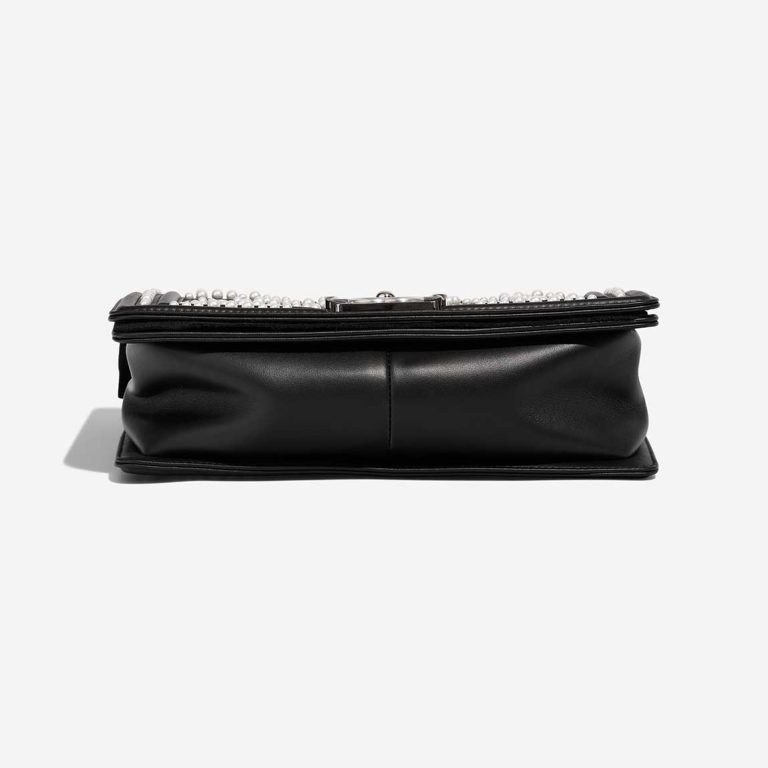 Chanel Boy Old Medium Calf / Pearls Black | Sell your designer bag