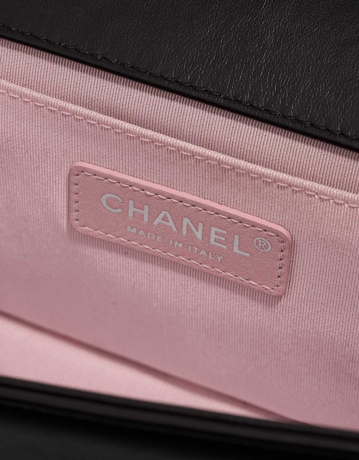 Chanel Boy Old Medium Calf / Pearls Black Logo | Sell your designer bag