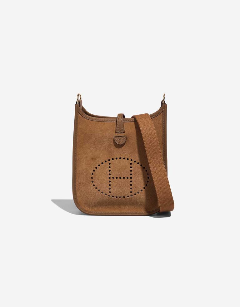 Hermès Evelyne Grizzly 16 Doblis Suede Alezan / Chamois / Gold Front | Sell your designer bag