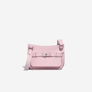 Hermès Jypsière Mini Evercolor Mauve Pâle Front | Vendre votre sac de créateur