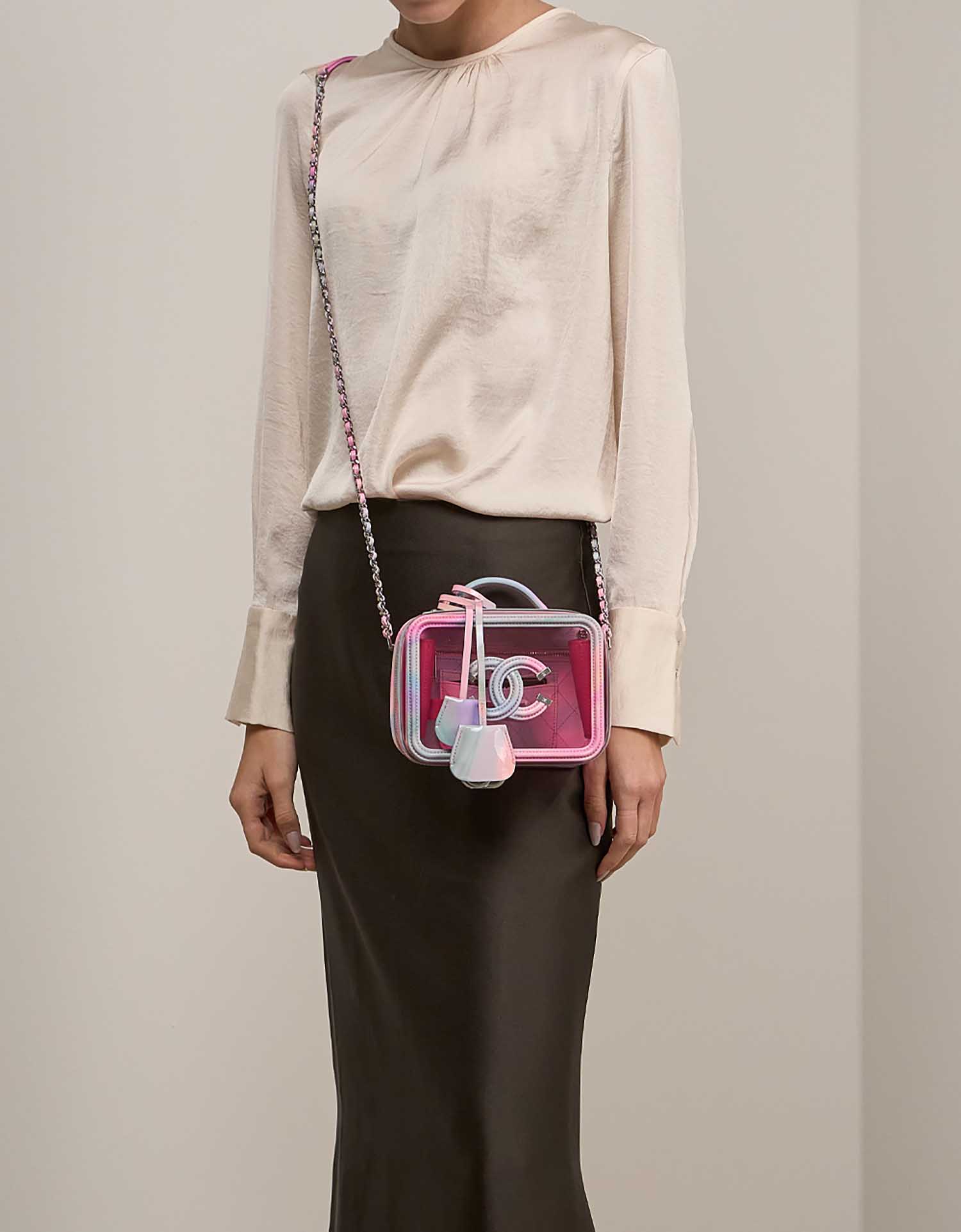 Chanel Vanity Small PVC Multicolour on Model | Sell your designer bag