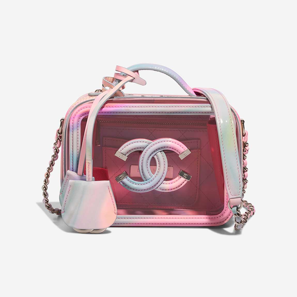 Chanel Vanity Small PVC Multicolour Front | Sell your designer bag
