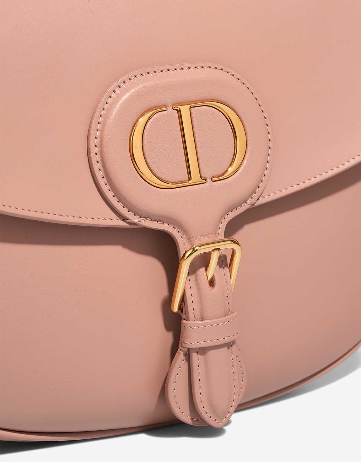 Dior Bobby Large Box Calf Beigerosé Closing System | Sell your designer bag