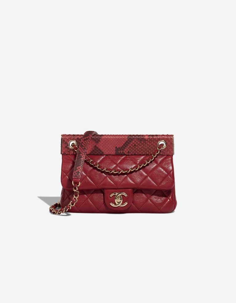 Chanel Timeless Small Aged Calf / Python Red Front | Sell your designer bag