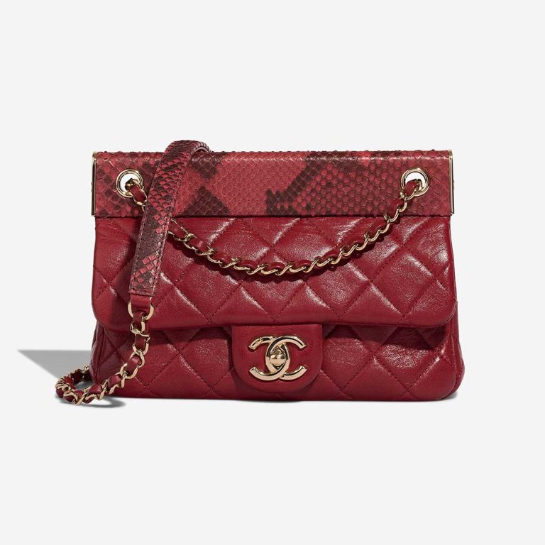 Chanel Timeless Small Aged Calf / Python Red Front | Vendre votre sac de créateur