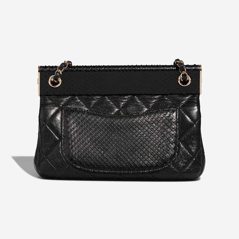 Chanel Timeless Petit veau vieilli / python noir | Vendre votre sac de créateur