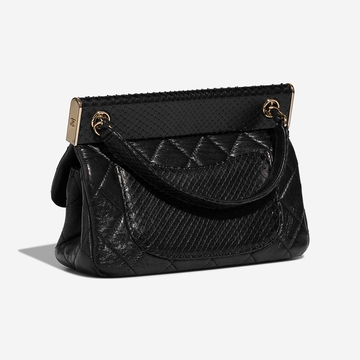 Chanel Timeless Small Aged Calf / Python Black | Sell your designer bag
