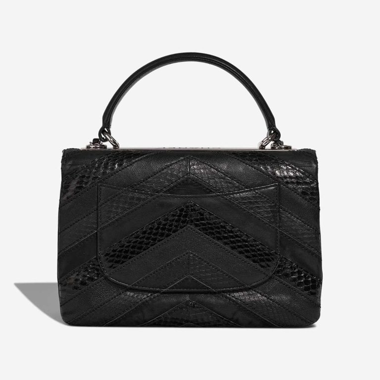 Chanel Trendy CC Medium Agneau / Python / Tissu enduit Noir | Vendre votre sac de créateur