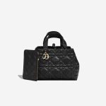 Dior Toujours Medium Lammleder Schwarz Front | Verkaufen Sie Ihre Designer-Tasche