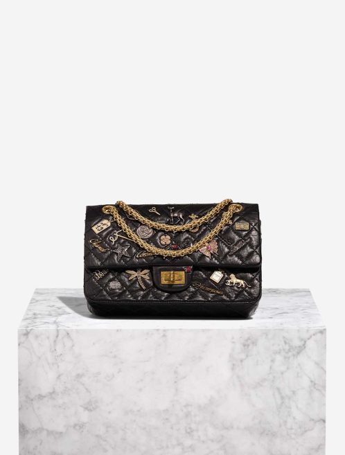Chanel 2.55 Reissue 225 Aged Kalbsleder Black Front | Verkaufen Sie Ihre Designer-Tasche