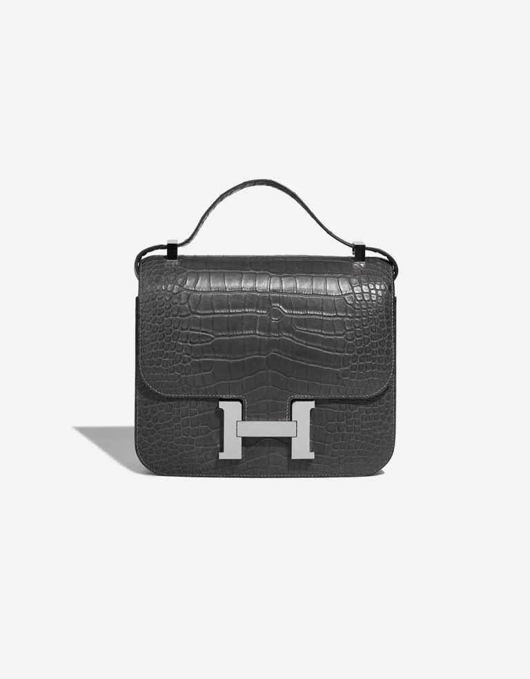 Hermès Constance 24 Matte Alligator Graphite Front | Sell your designer bag