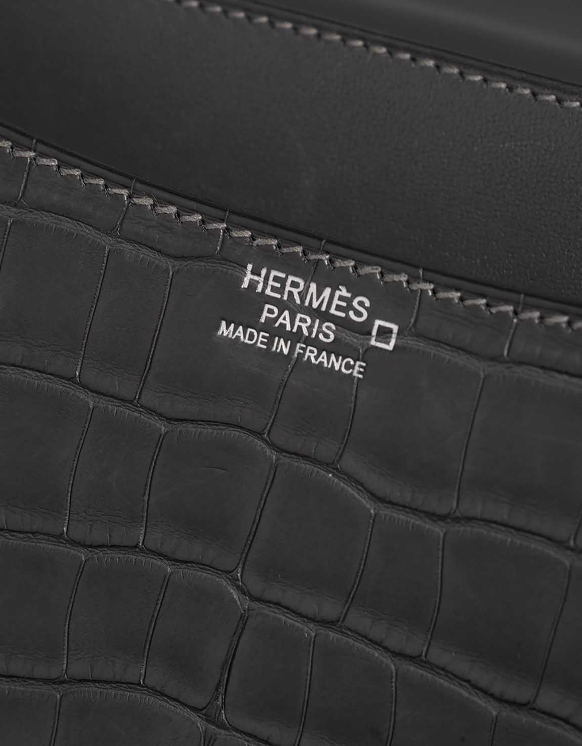 Hermès Constance 24 Matte Alligator Graphite Logo | Sell your designer bag