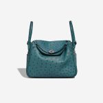 Hermès Lindy 26 Ostrich Malachite Front | Sell your designer bag