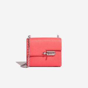 Hermès Verrou Chaîne Mini Chèvre Mysore Rose Texas Front | Sell your designer bag