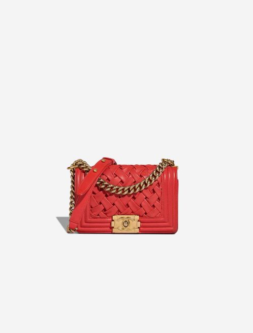 Chanel Boy Small Lamb Red Front | Sell your designer bag