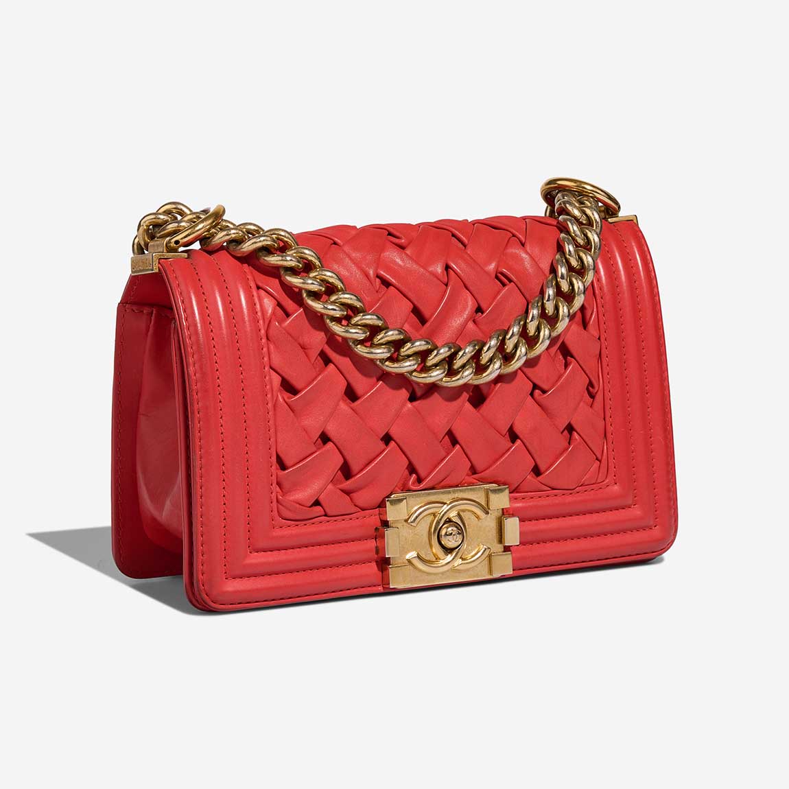 Chanel Boy Small Lamb Red | Sell your designer bag