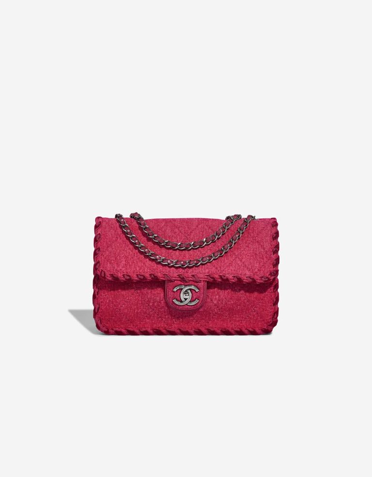 Chanel Timeless Medium Filzschutz / Velvet Raspberry Front | Verkaufen Sie Ihre Designer-Tasche