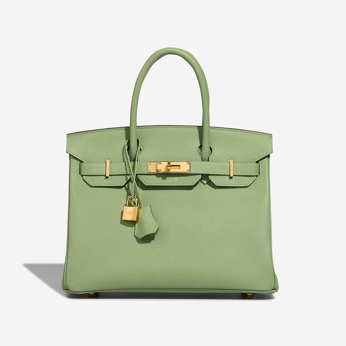 Hermès Birkin 30 Epsom Vert Criquet Front | Sell your designer bag