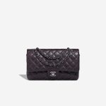 Chanel Timeless Medium Caviar Purple Front | Sell your designer bag