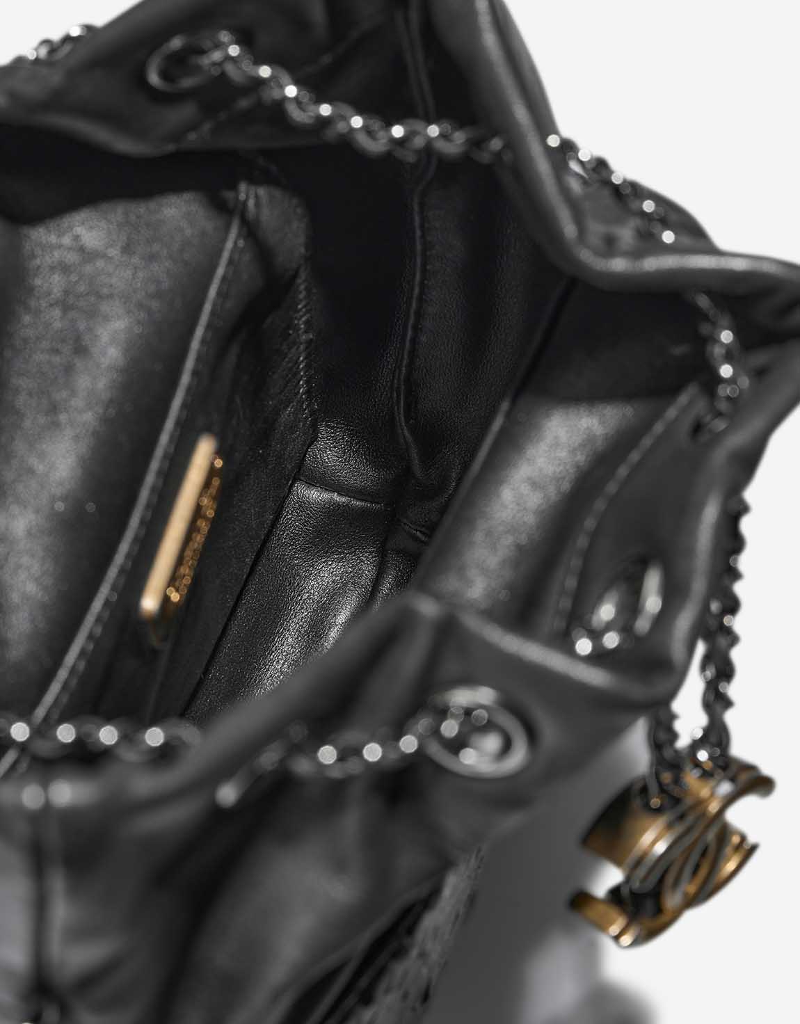 Chanel Bucket Bag Small Python / Lamb Metallic Grey Inside | Sell your designer bag