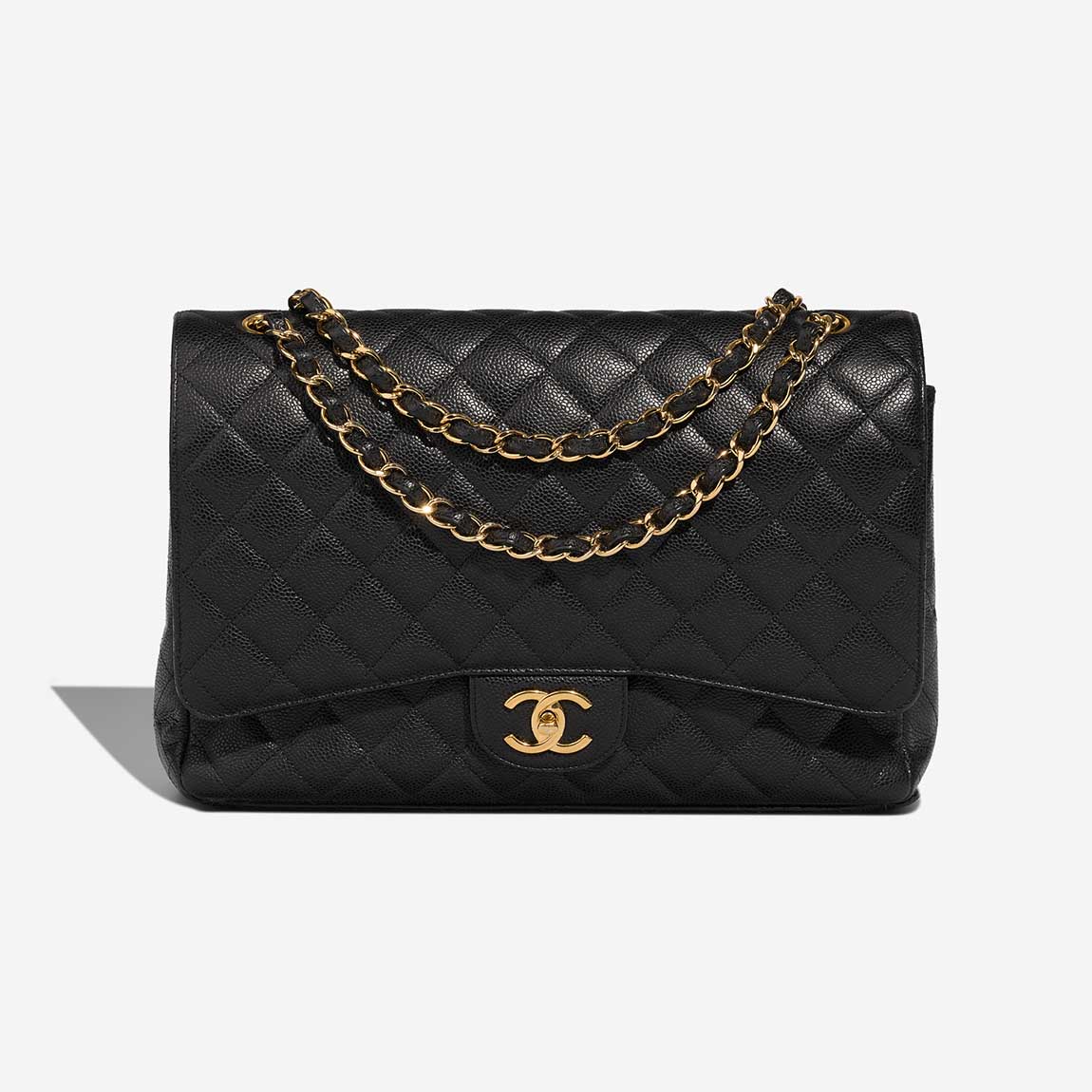 Chanel Timeless Maxi Caviar Black Front | Sell your designer bag