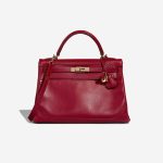 Hermès Kelly 32 Tadelakt Rouge H Front | Sell your designer bag