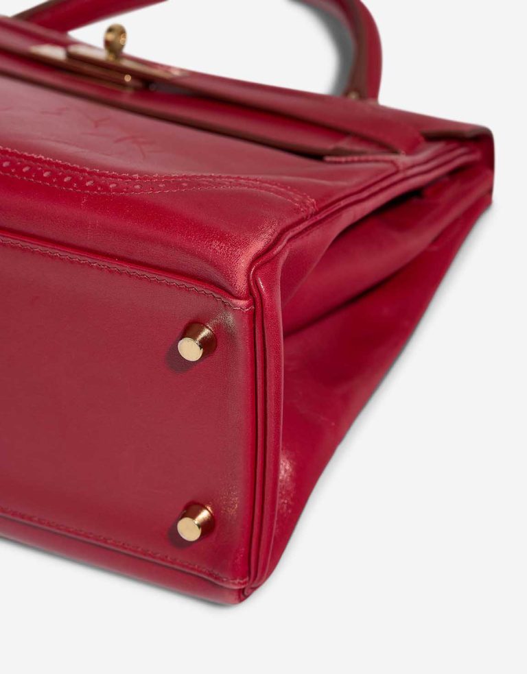 Hermès Kelly 32 Tadelakt Rouge H Signs of wear | Sell your designer bag