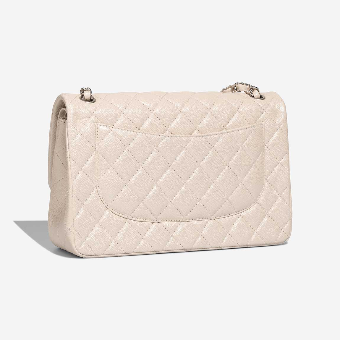 Chanel Timeless Maxi Caviar Pearl White | Sell your designer bag