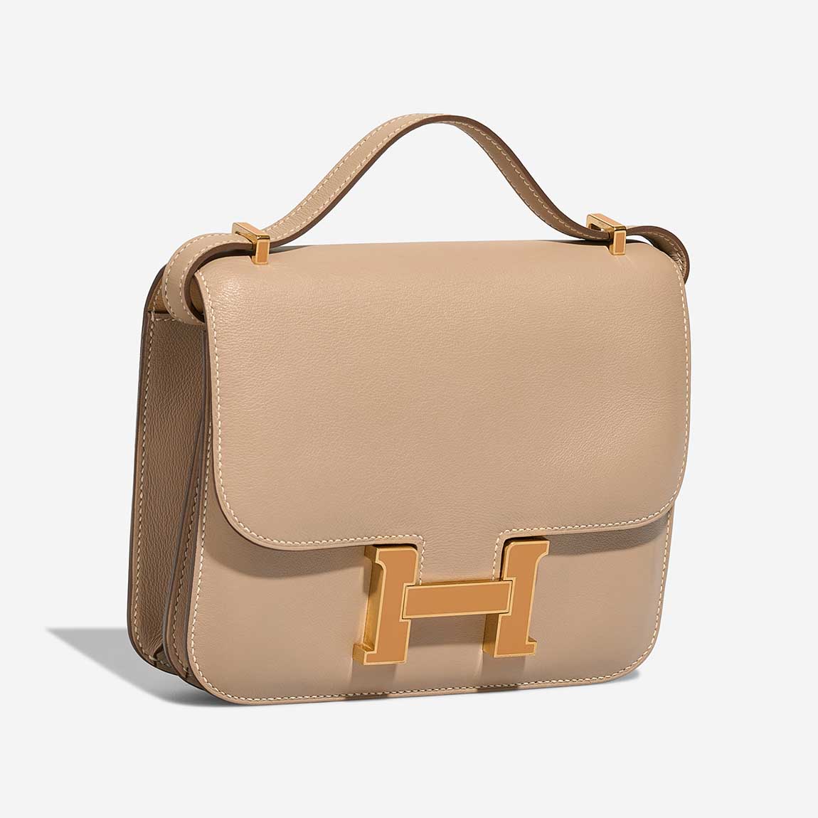 Hermès Constance 18 Swift Biscuit / Moutarde | Sell your designer bag