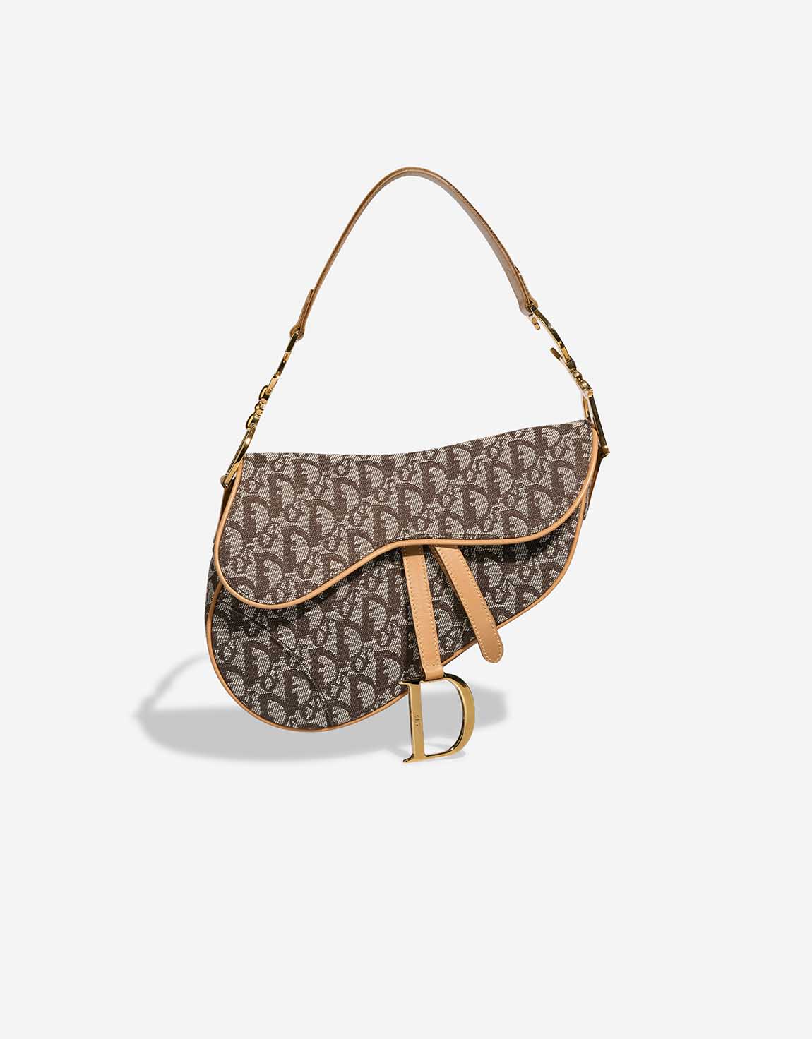 Dior Brown Leather Saddle Bag main image 1