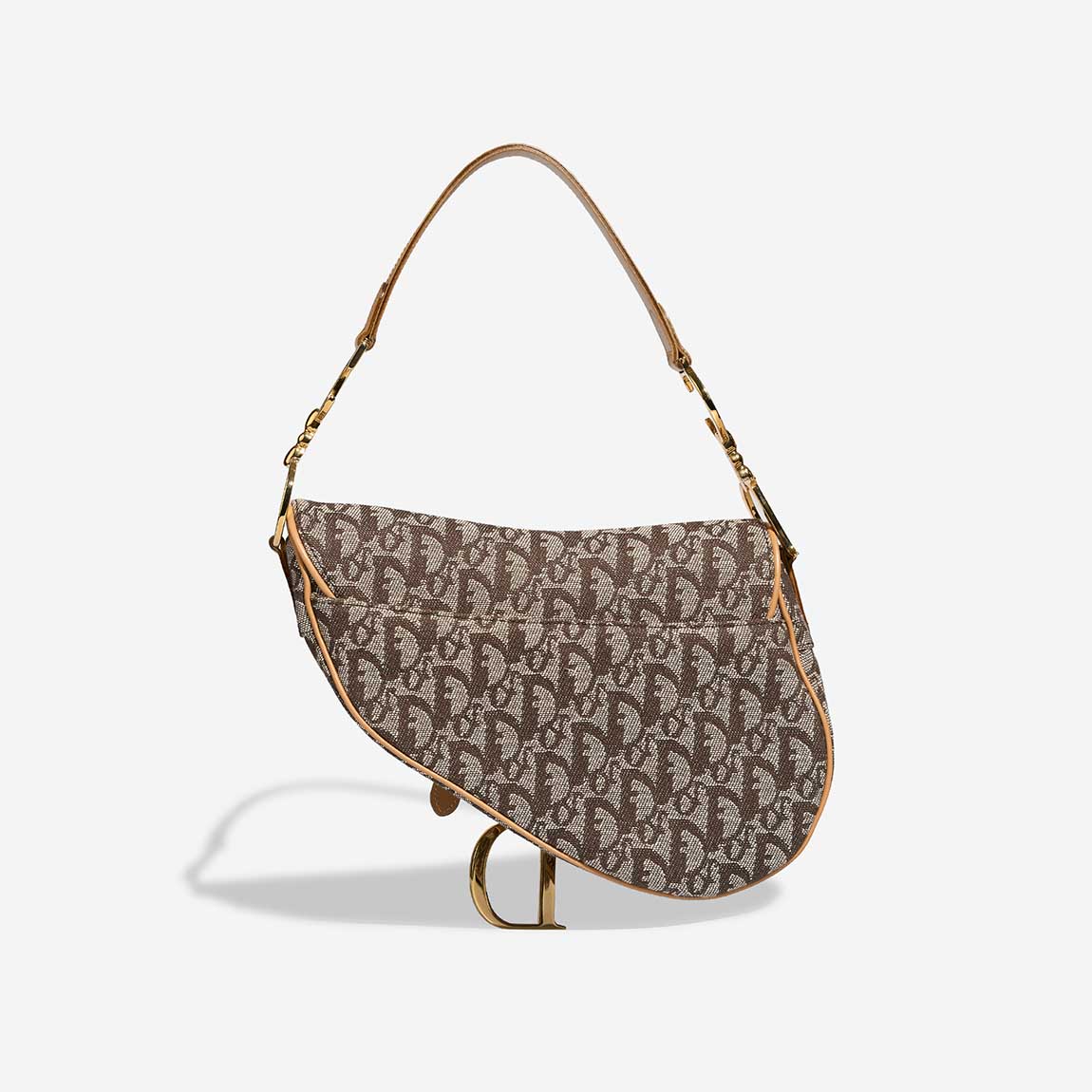 Dior Saddle Medium Fabric Light Brown | Sell your designer bag