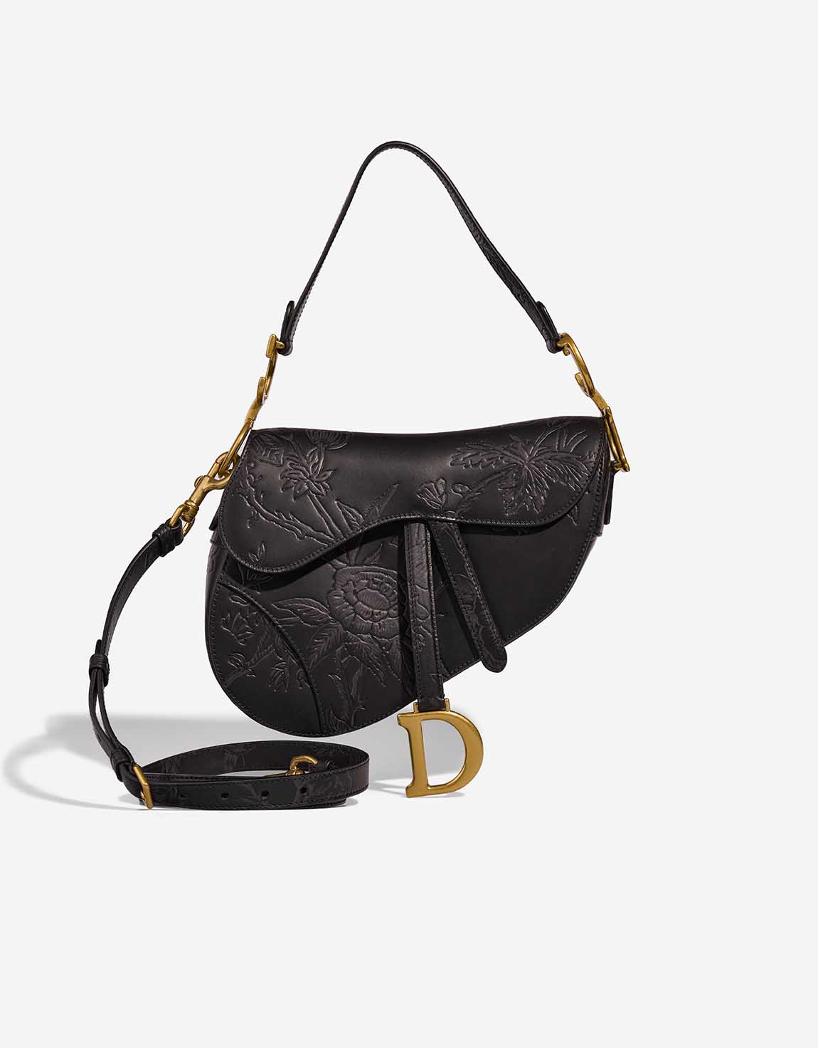 Dior Saddle Medium Calf Black | SACLÀB