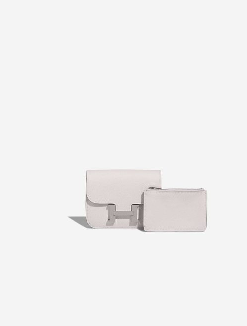 Hermès Constance Slim Wallet Epsom Gris Pâle Front | Sell your designer bag