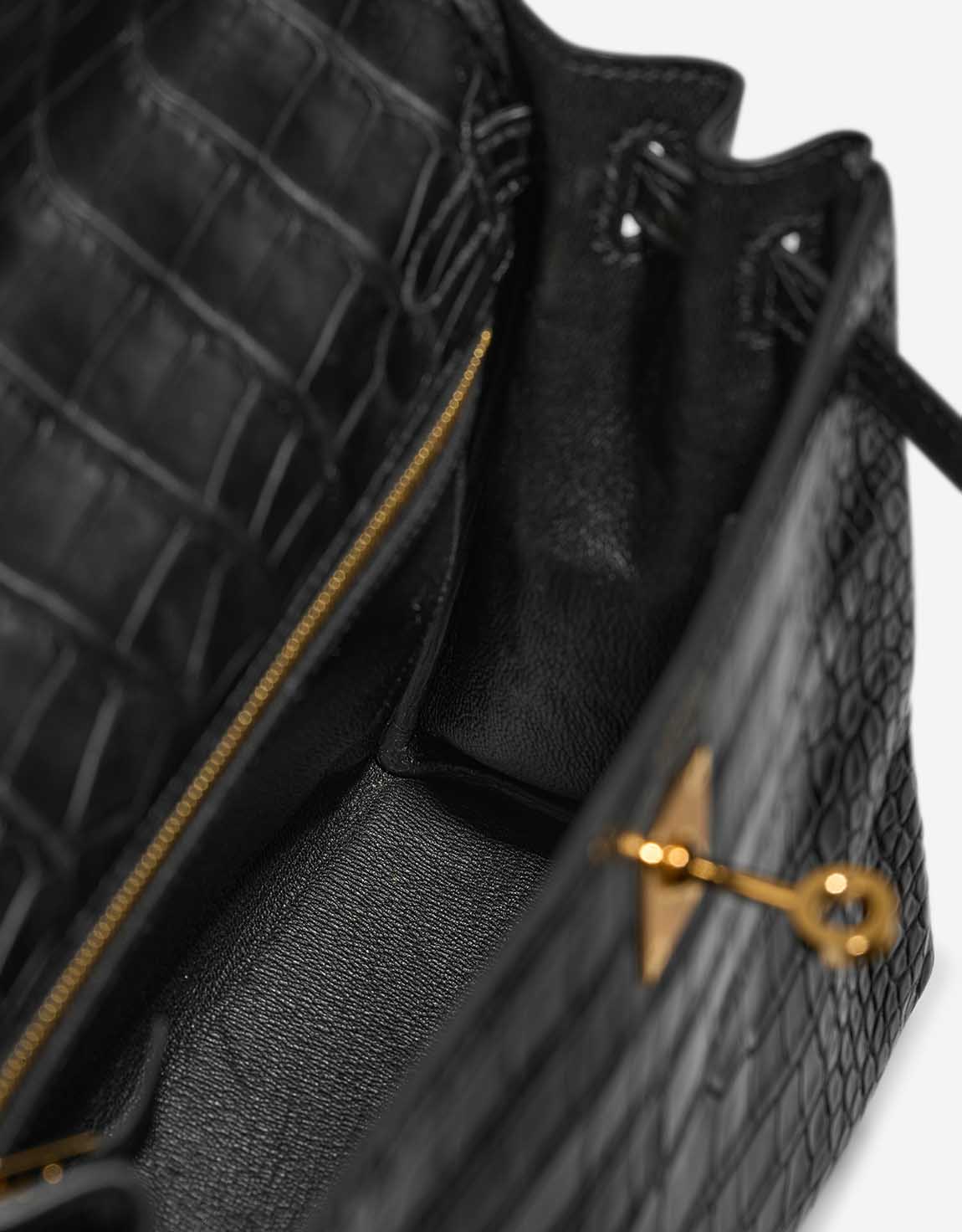 Hermès Kelly 25 Matte Alligator Black Inside | Sell your designer bag
