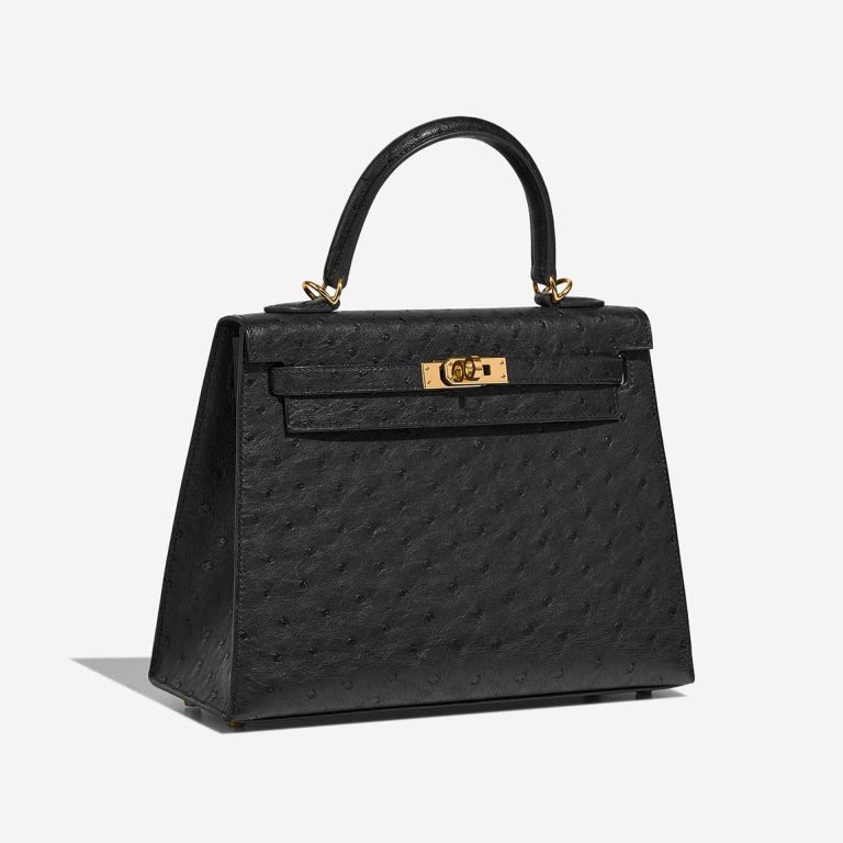 Hermès Kelly 25 Ostrich Black | Sell your designer bag