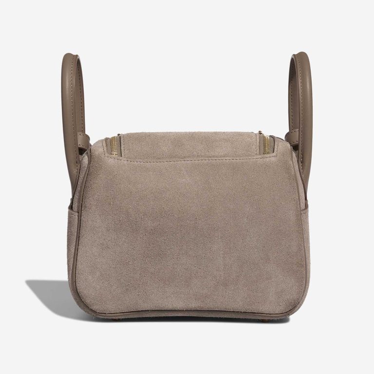 Hermès Lindy Grizzly Mini Suede / Swift Étoupe | Verkaufe deine Designer-Tasche