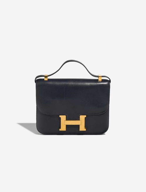 Hermès Constance 23 Box Navy Front | Verkaufen Sie Ihre Designer-Tasche