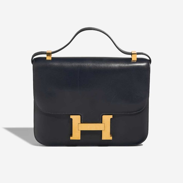 Hermès Constance 23 Box Navy Front | Sell your designer bag