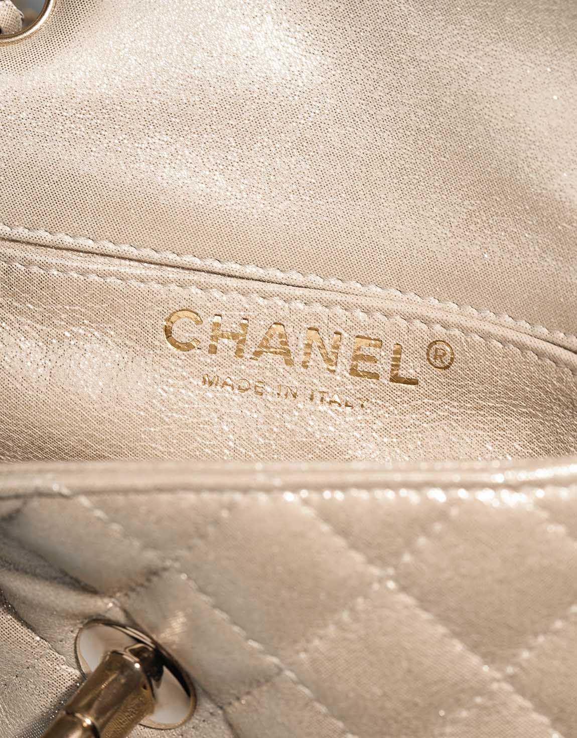Chanel Timeless Extra Mini Lamb Gold Logo | Sell your designer bag