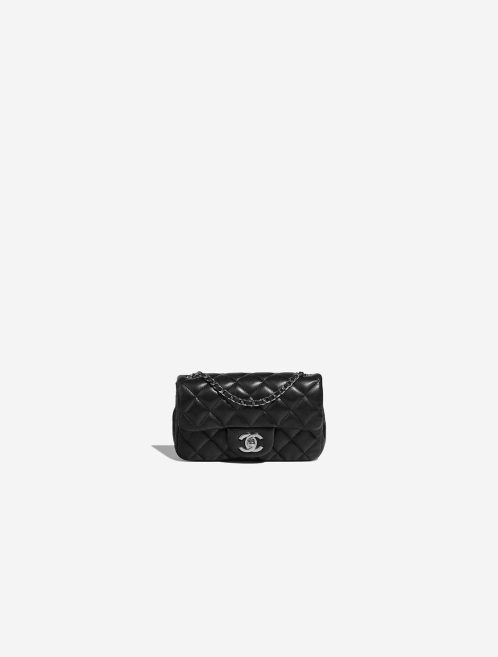 Chanel Timeless Extra Mini Lammleder Schwarz Front | Verkaufen Sie Ihre Designer-Tasche