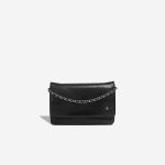 Chanel Wallet On Chain Lamb Black Front | Sell your designer bag