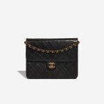 Chanel Flap Bag New Small Lamb Black Front | Sell your designer bag