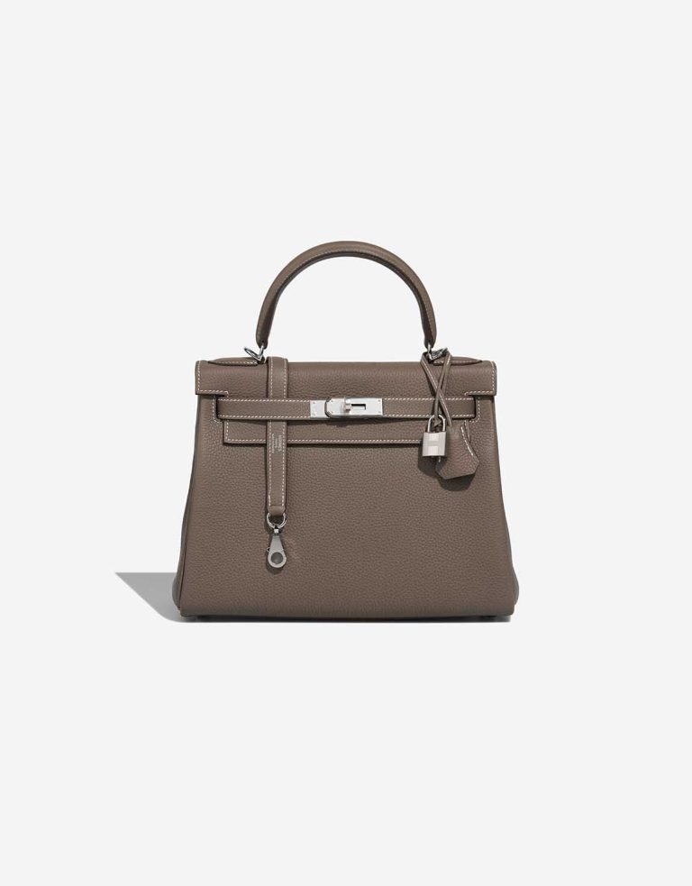 Hermès Kelly 28 Epsom Étoupe Front | Sell your designer bag