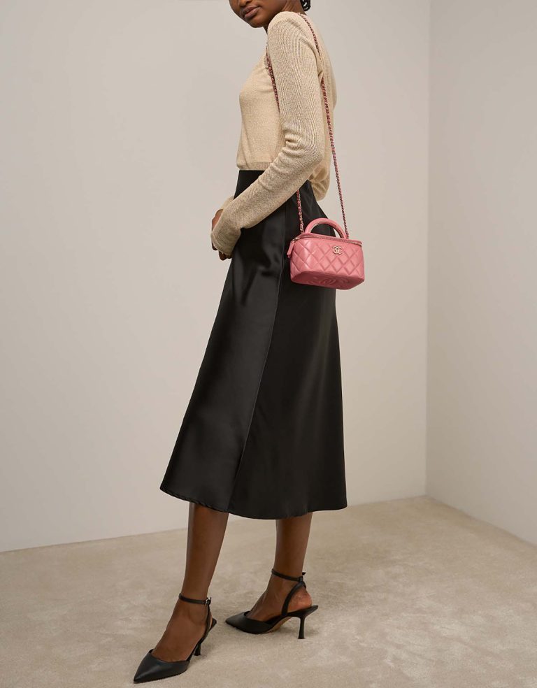 Chanel Vanity Small Blush Front | Vendez votre sac de créateur