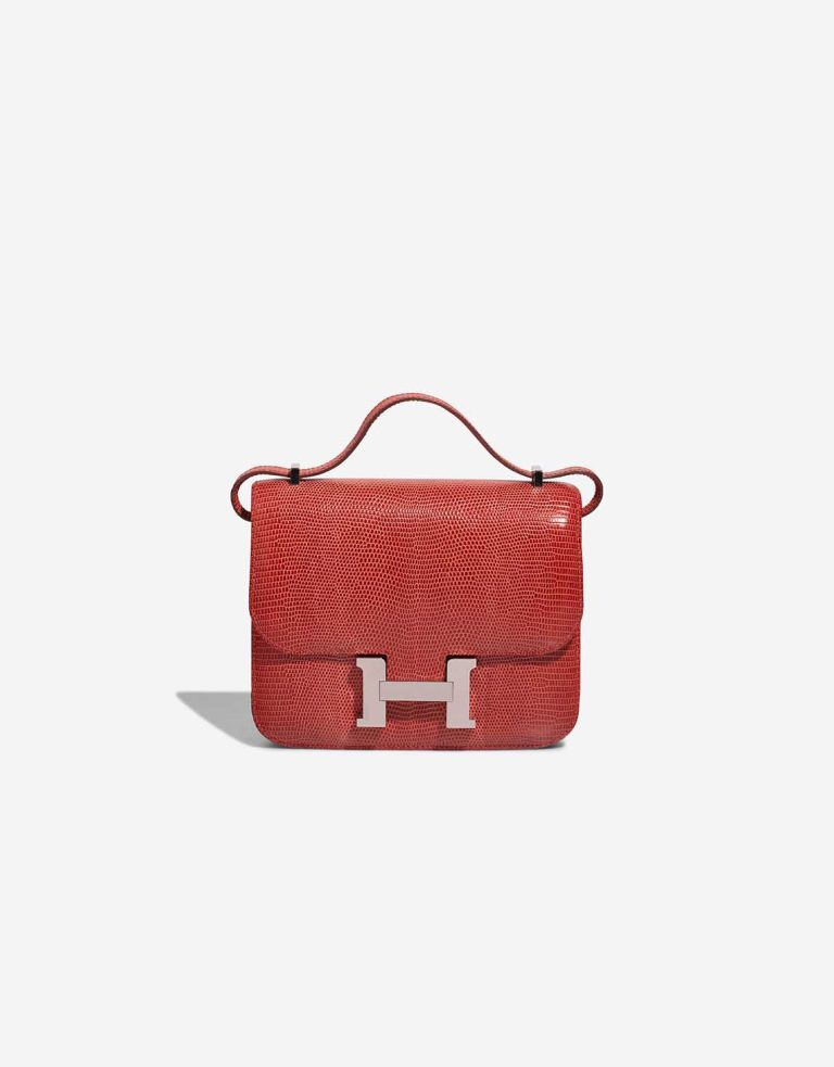 Hermès Constance 18 Eidechse Sanguine Front | Verkaufen Sie Ihre Designer-Tasche