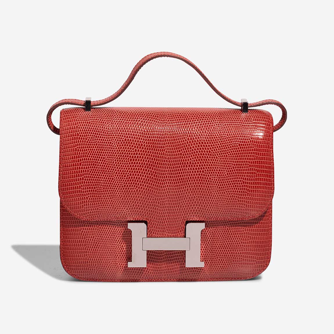 Hermès Constance 18 Lizard Sanguine Front | Sell your designer bag