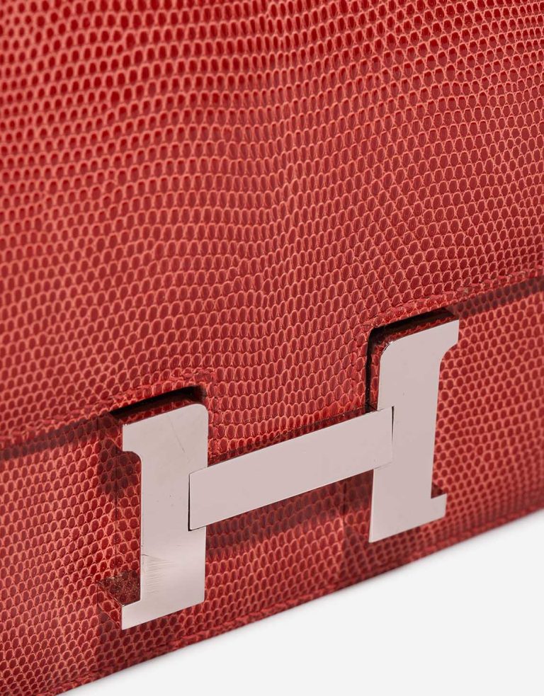 Hermès Constance 18 Lizard Sanguine Closing System | Verkaufen Sie Ihre Designer-Tasche